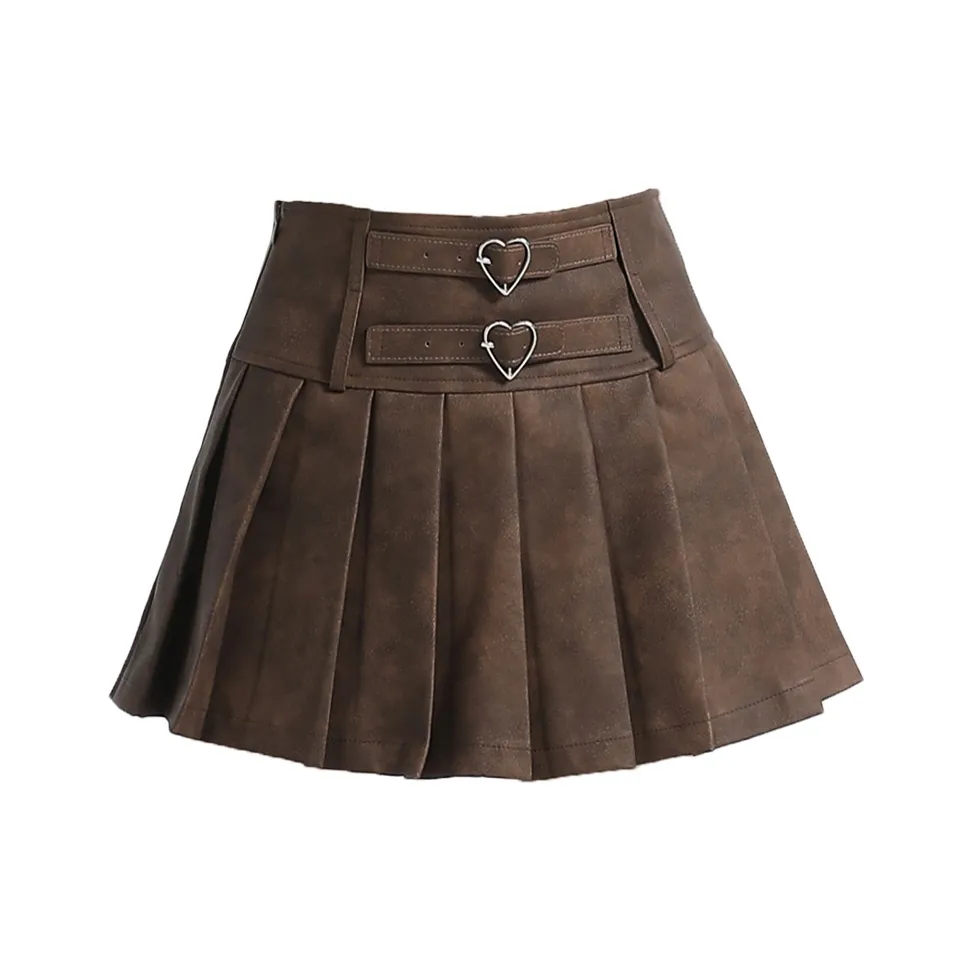 Кожаные короткие юбки MM женские