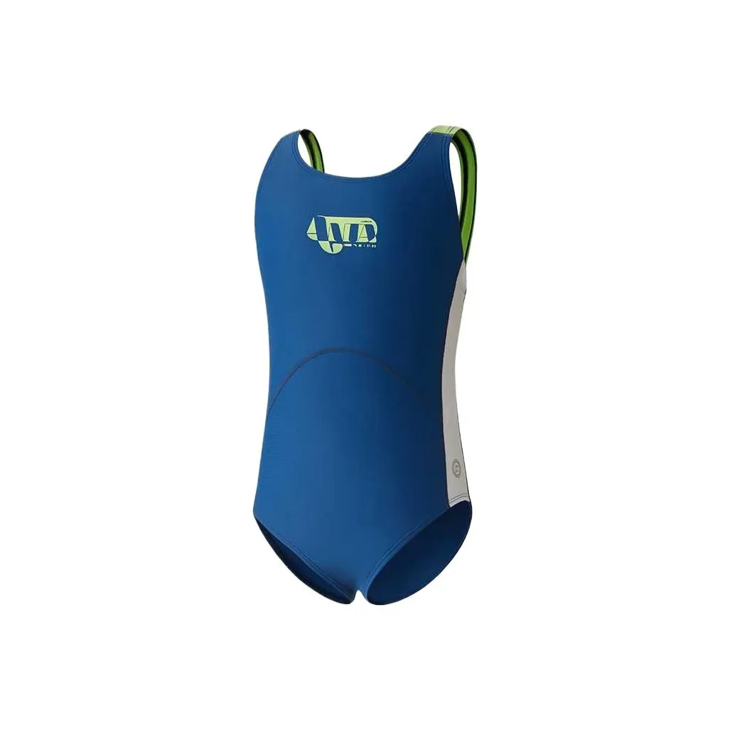 Antakids Slim Fit Детский купальник Подростки Глубокий синий Чисто белый