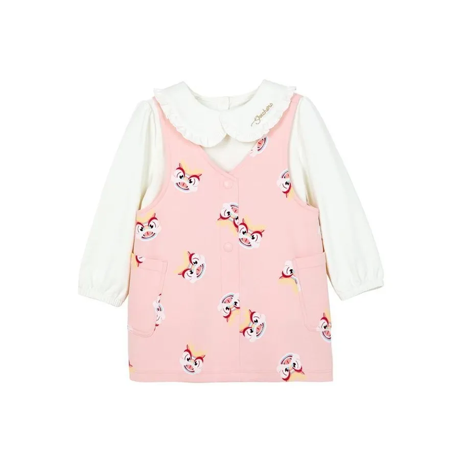 Skechers Kids Комплект с юбкой Foundation Мультяшный Голова дракона Full Покрытие Принт Детский