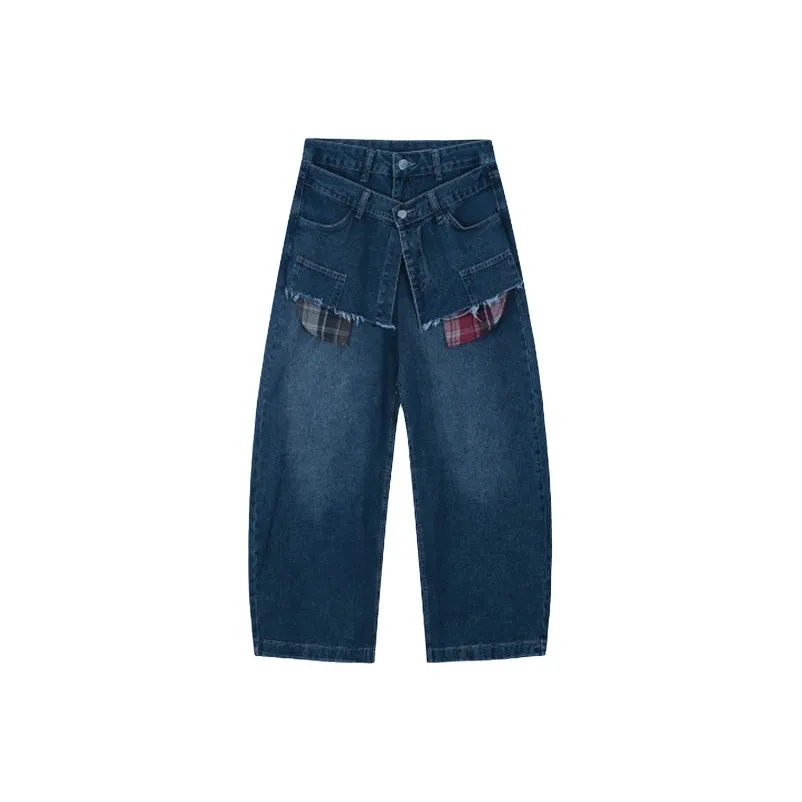 TIBINB Jeans Women's Blue