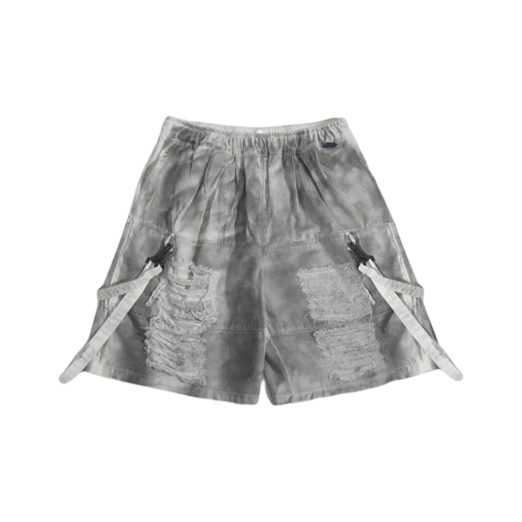 UUCSCC Серые Мужские Джинсовые Шорты