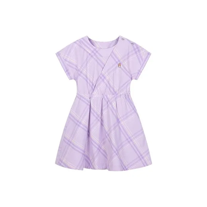 Hush Puppies Платье SS25 Ледяной Фиолетово-синий Детский