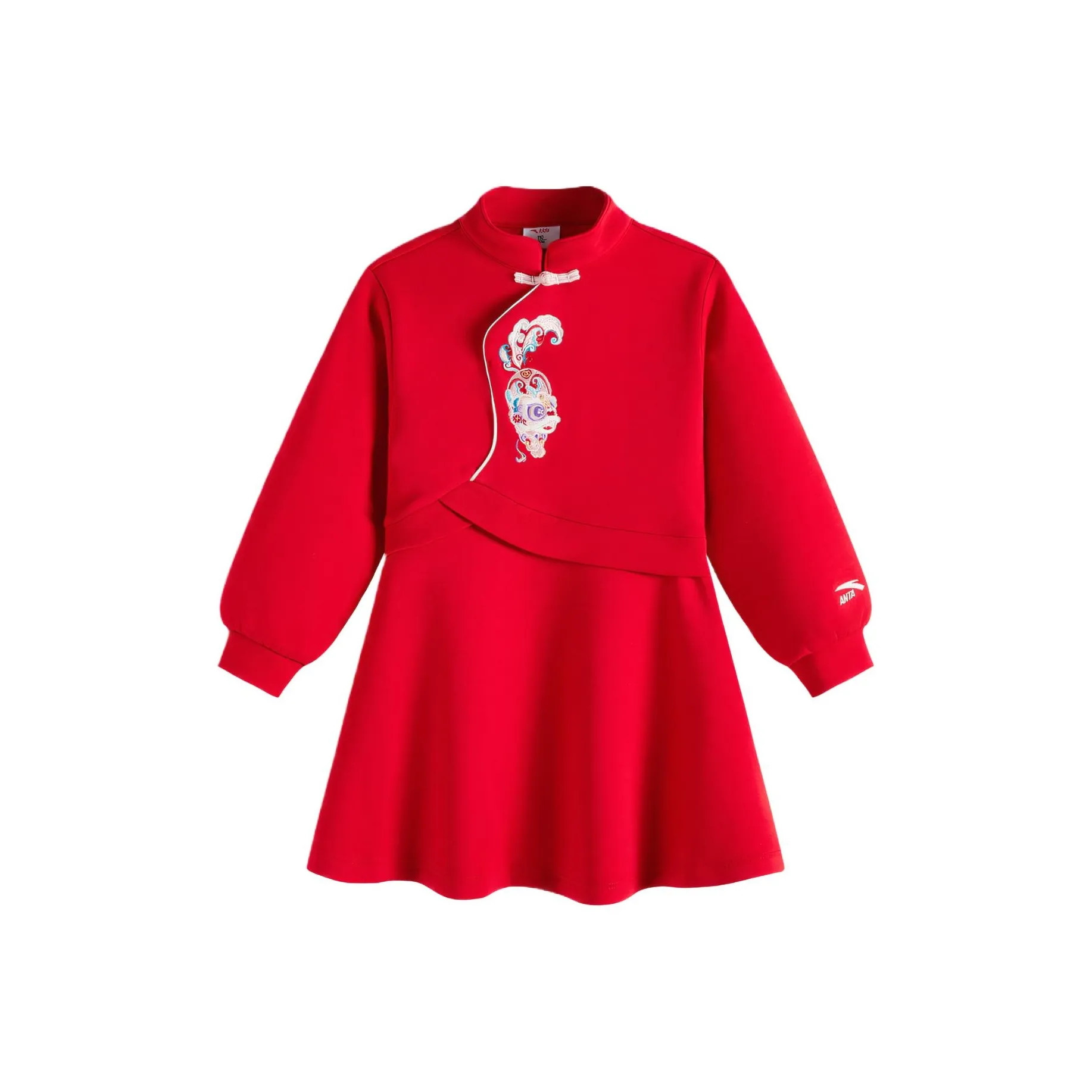 Antakids Платье Гематит Красный для детей 3-7 лет