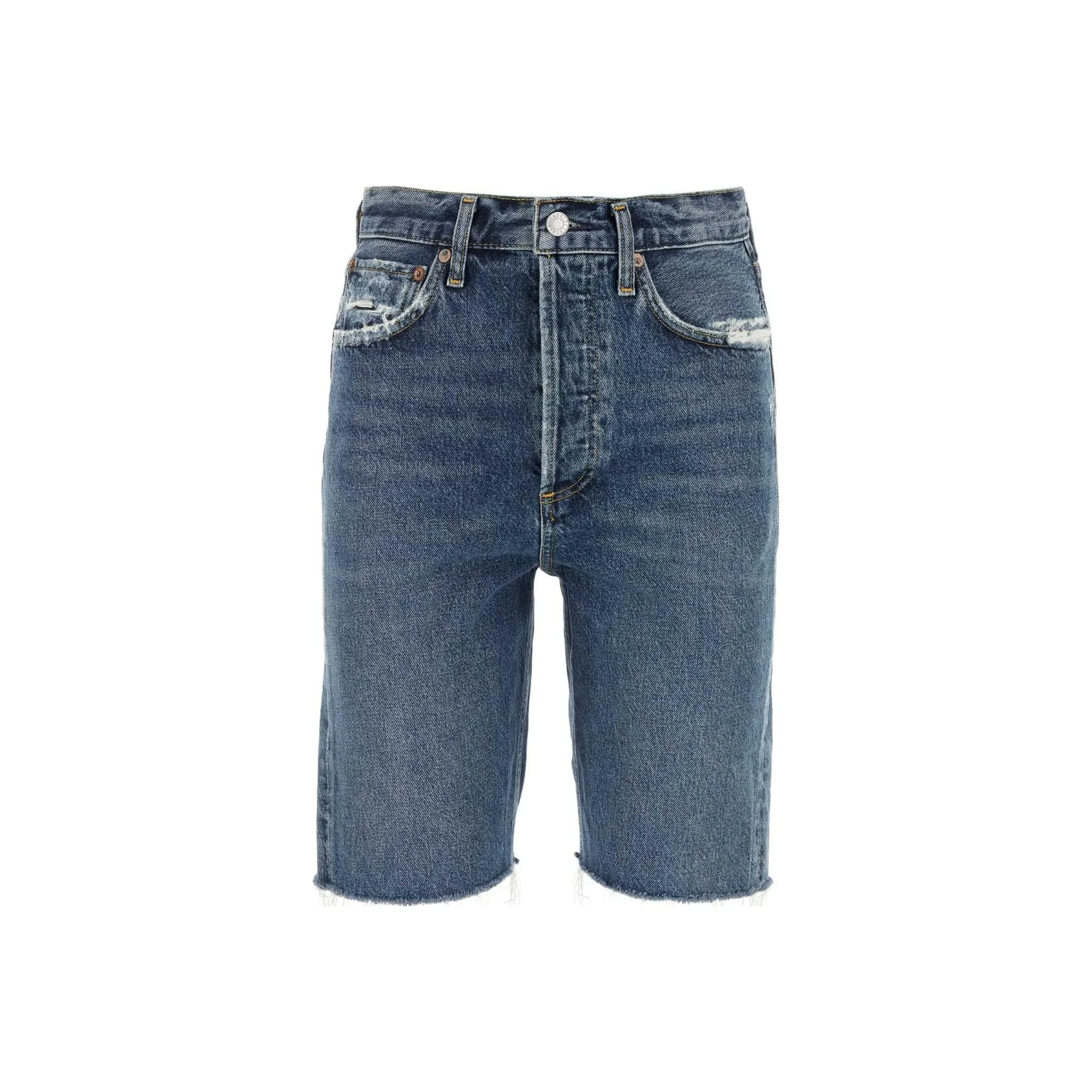 AGOLDE Джинсовые шорты Женские Blue