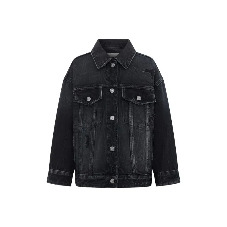 Little MO CO. Деним Куртка Деним Черный Дети Возраст 3-7 лет