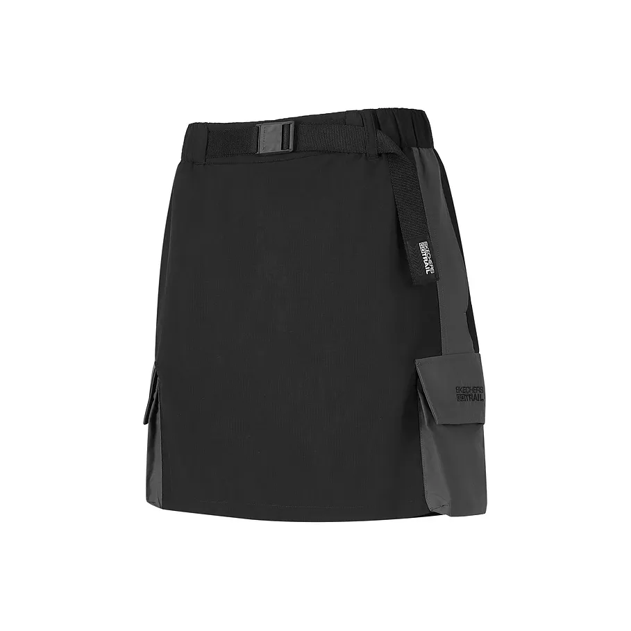 Skechers Карго Шорты Женские Угольный Черный