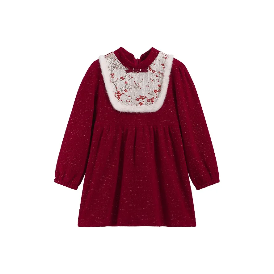 QQDuck Платье Бордового цвета Подростки