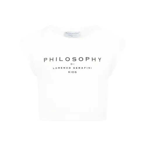PHILOSOPHY DI LORENZO SERAFINI Белая Детская Рубашка