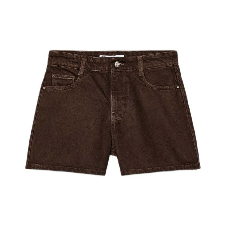 ZARA Denim Shorts Women's Brown