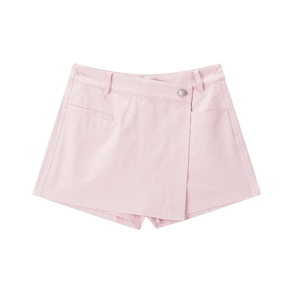 LEDIN Джинсовые шорты Женские Красивый розовый