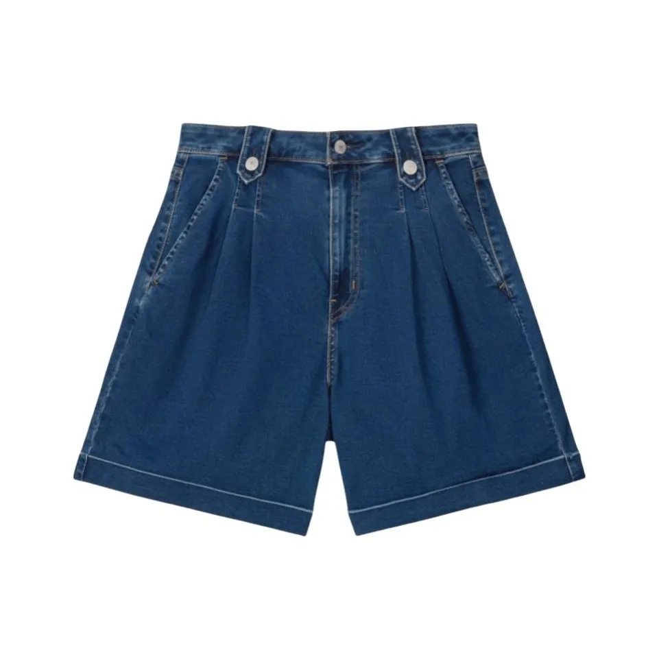 Levi's SS23 Ice Cool SS25 Джинсовые шорты Женские Синий