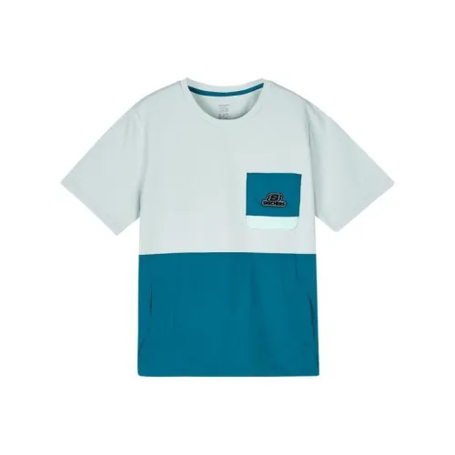 Skechers Kids Жемчужно-голубой 01MZ Kids T Рубашки