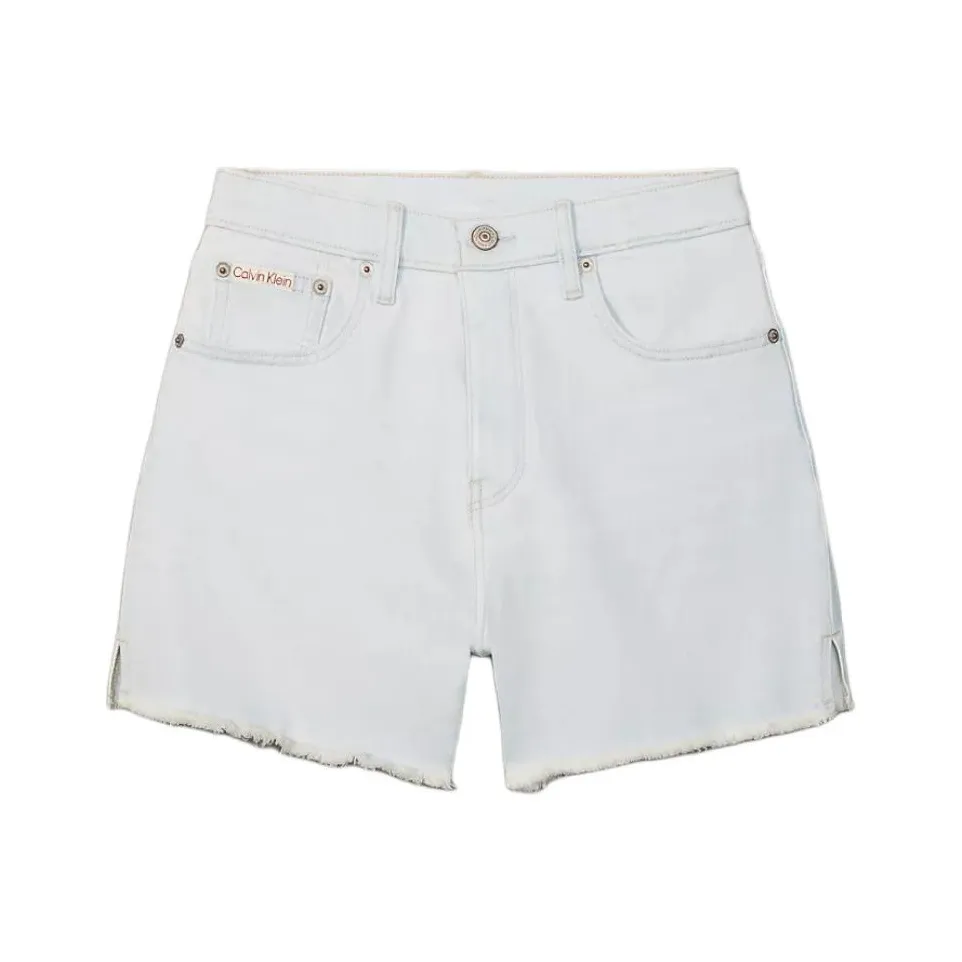 calvin Polohemd KLEIN Denim Shorts Women's White