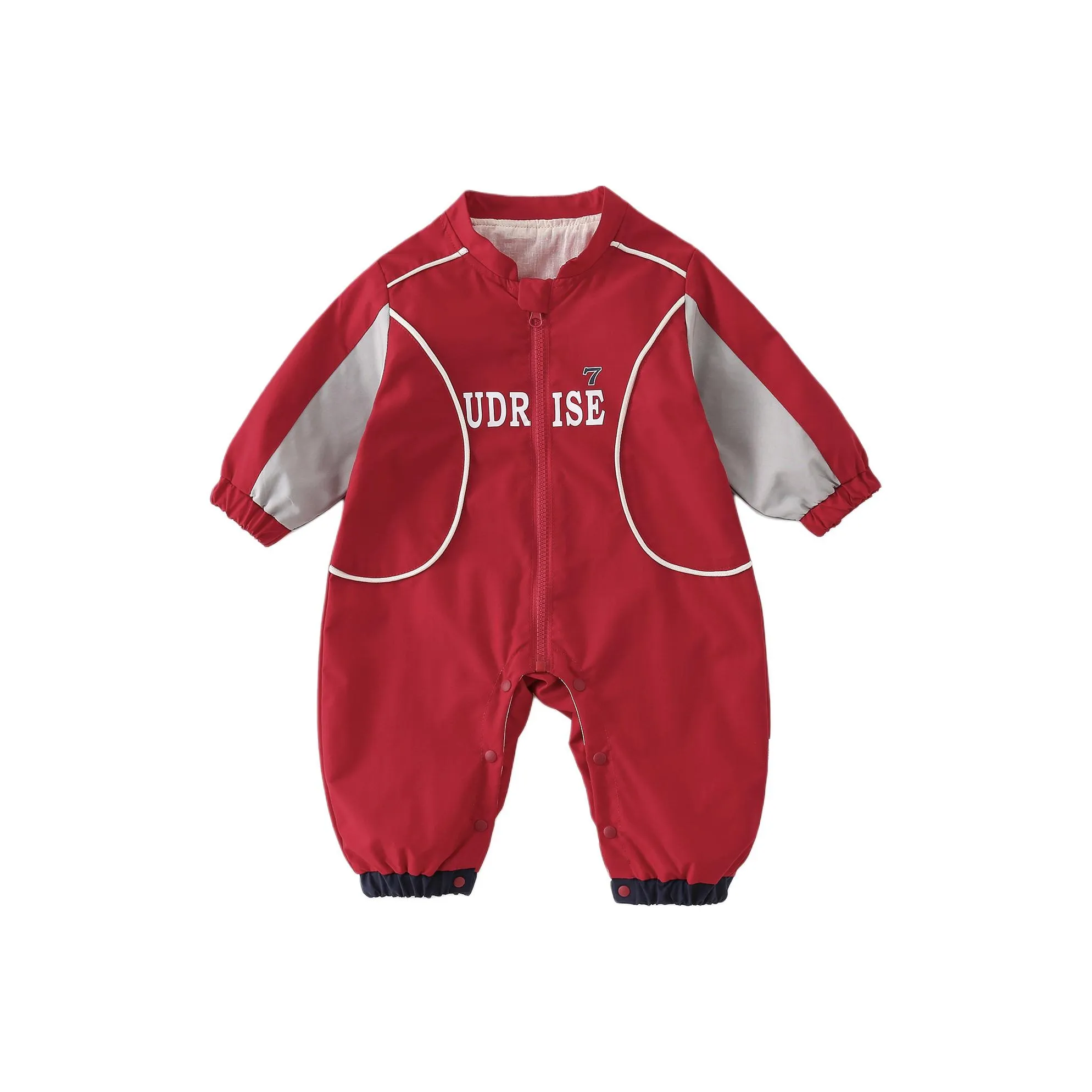 XiaoJinBu Комбинезон Темно-красный для младенцев и малышей