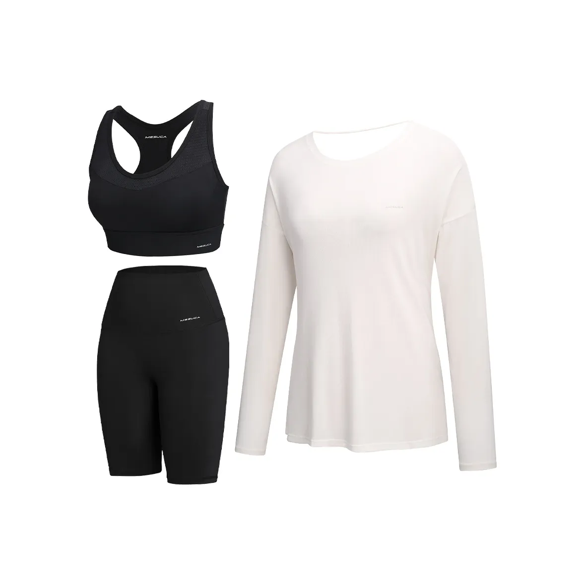 MESUCA Фитнес Комплект Женский Трехкомпонентный Комплект