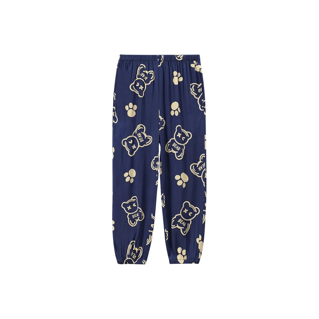 Red bean Темно-синие детские тренировочные брюки