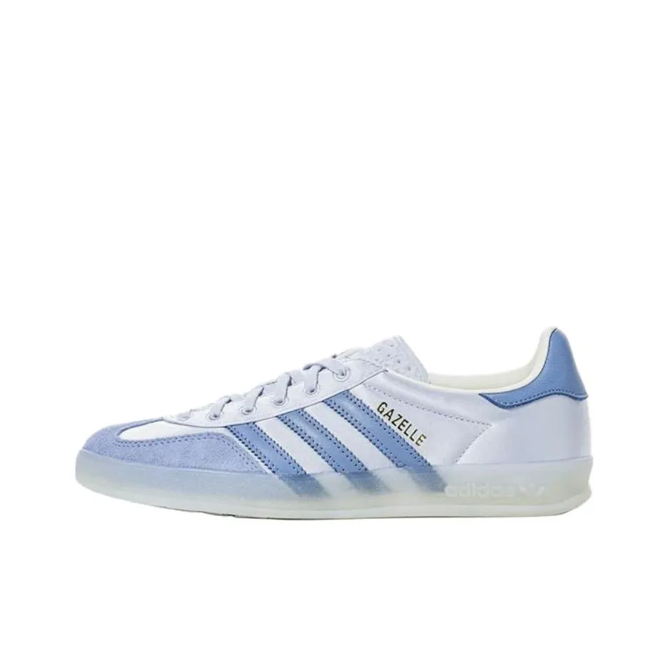 Adidas Originals GAZELLE INDOOR Low Top Skateboard Shoes Women's Blue