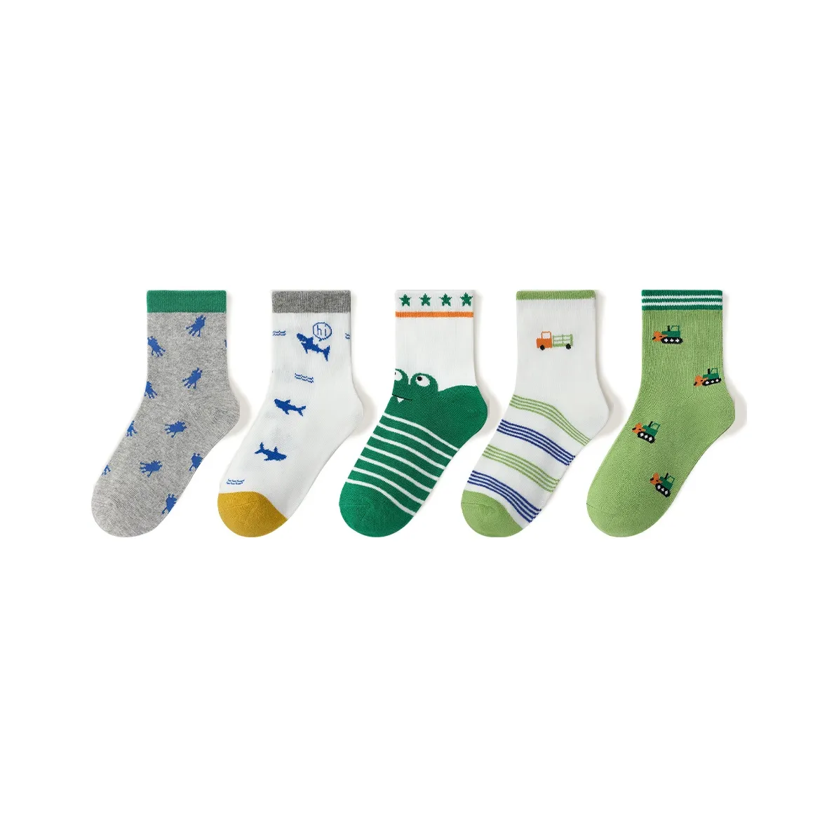 Montagut Носки 5 пар Мультяшный Shark Детские