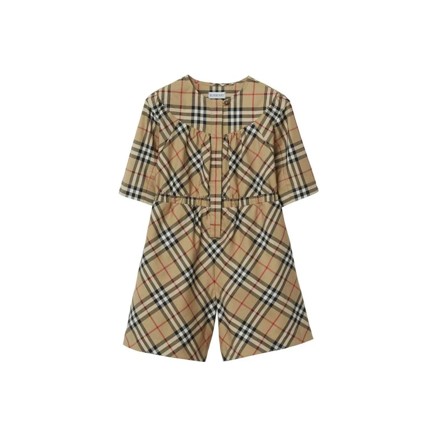 Burberry Комбинезон SS24 Архив Бежевый Детский