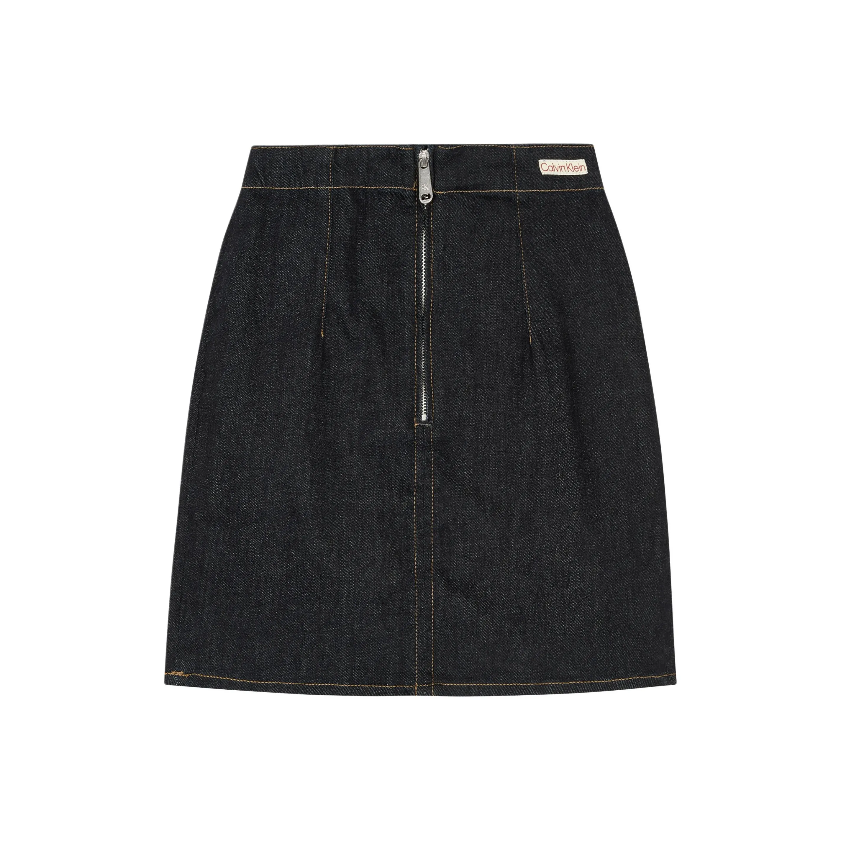 Calvin Klein Джинсовые короткие юбки Женские Blue