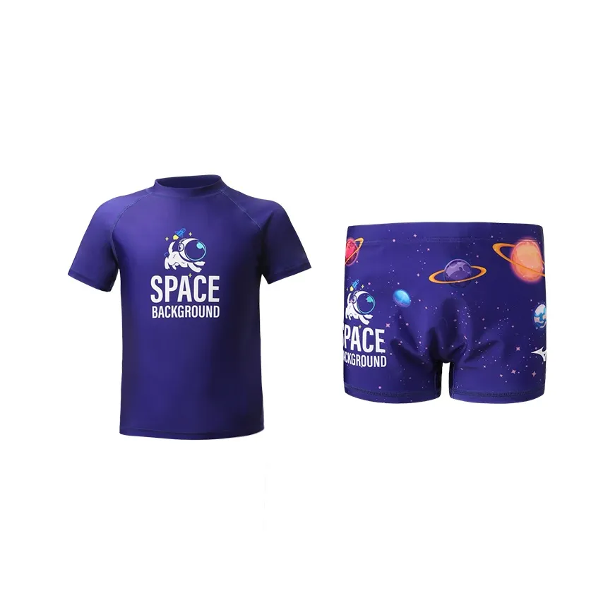 Mizuno Детский купальник синий для малышей