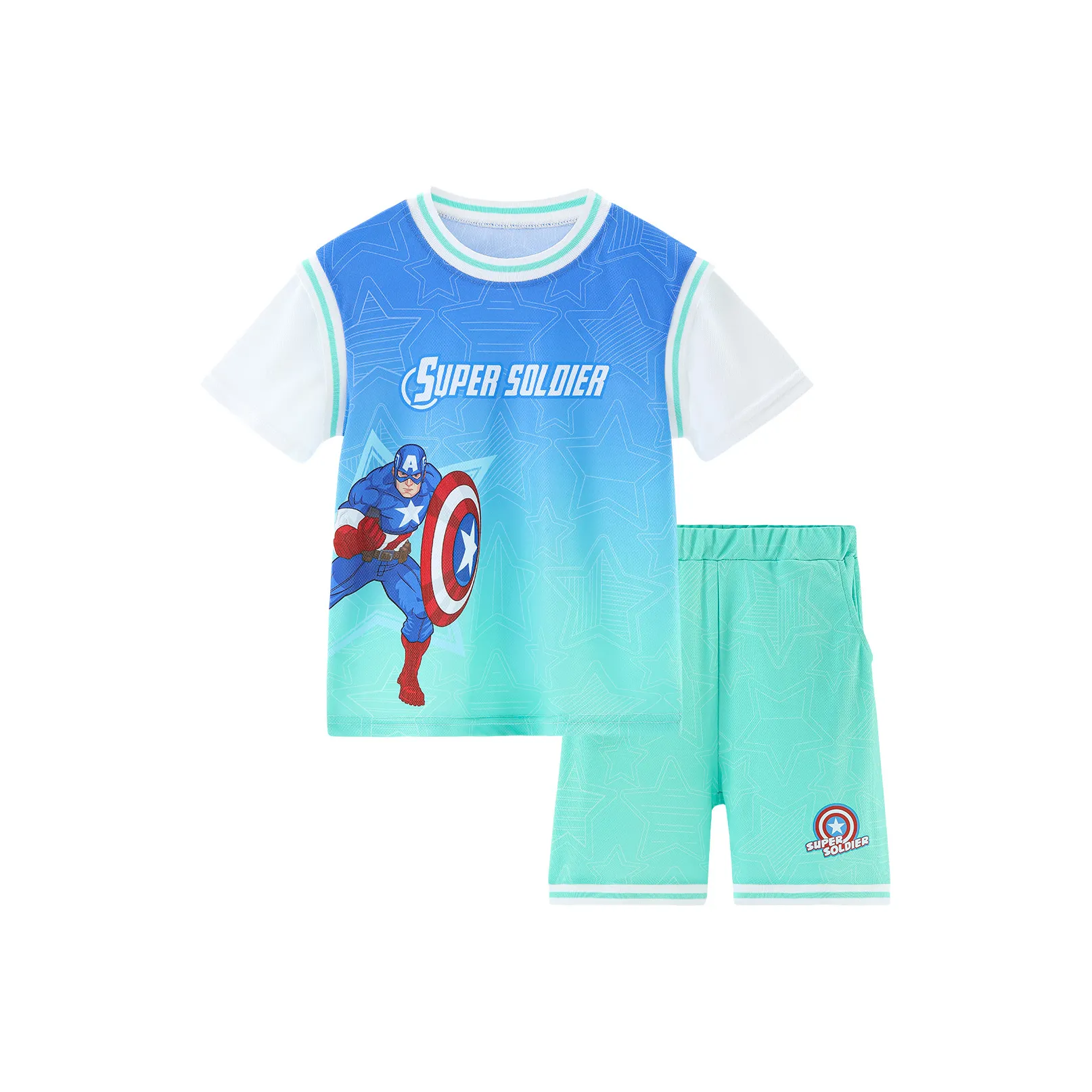 Disney Повседневная спортивная одежда Captain America Детская