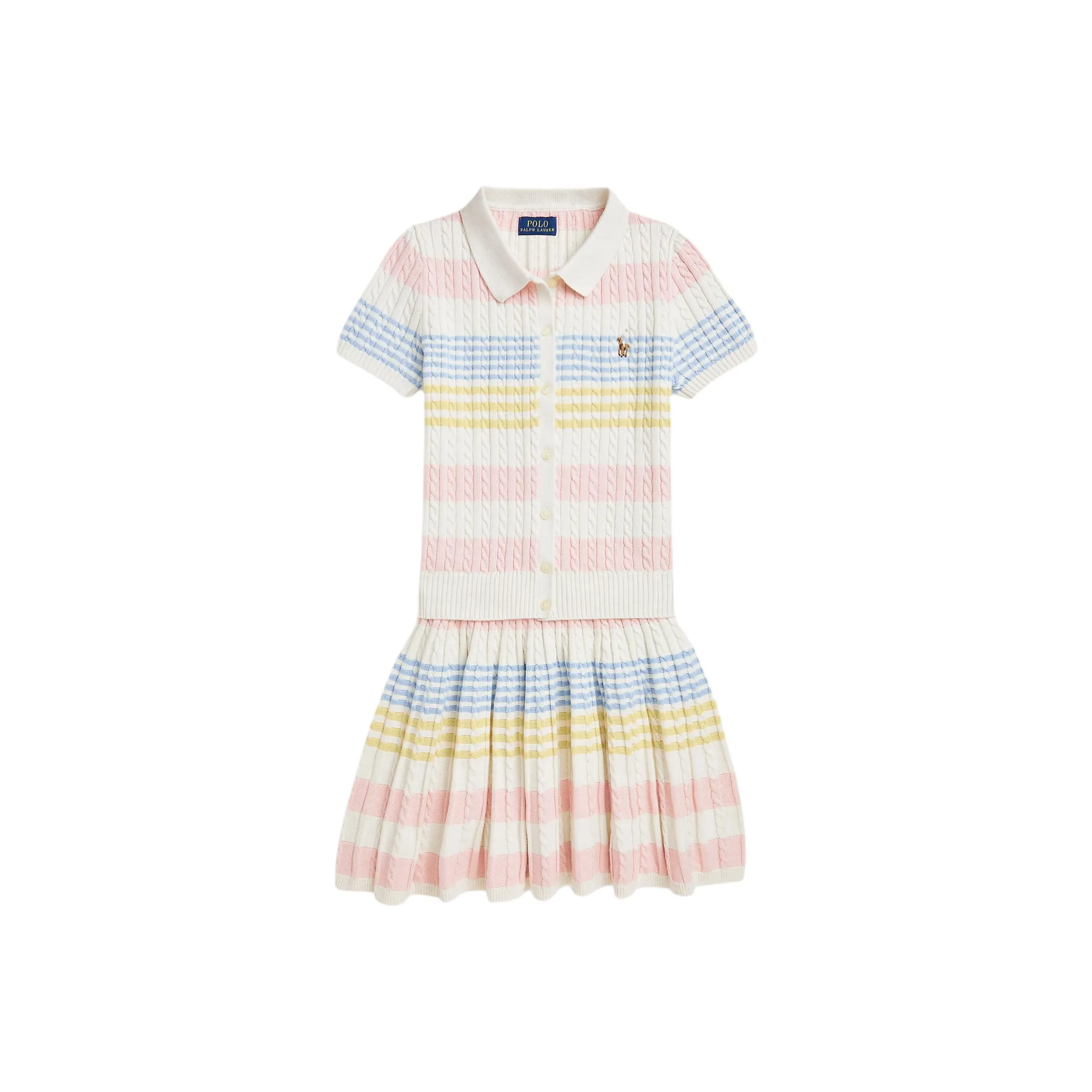 Детский комплект Polo Ralph Lauren с юбкой многоцветный