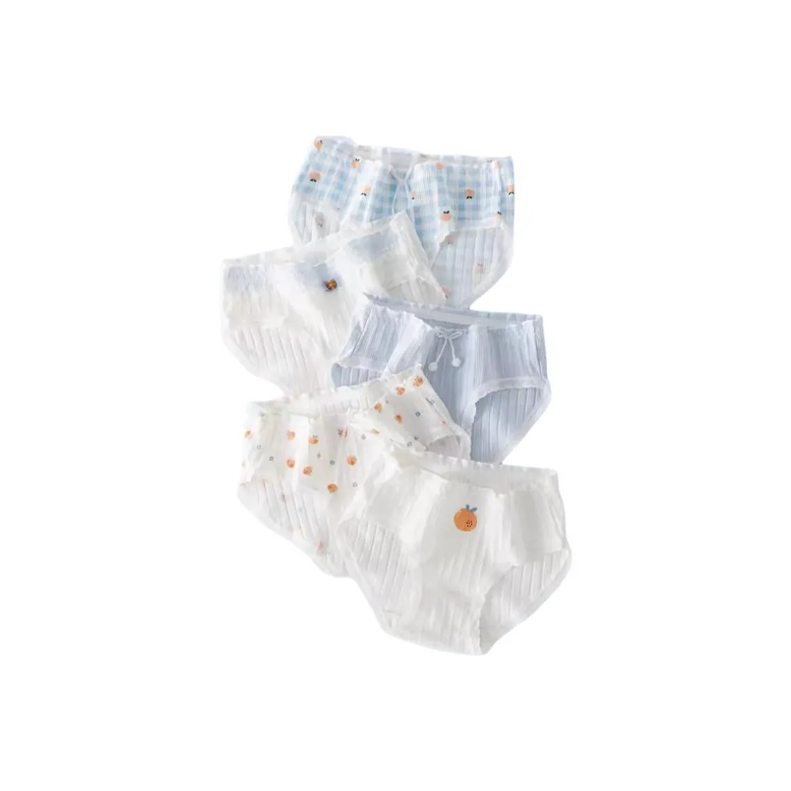 OVE Нижнее белье Детское 5 пар Клетка Little Оранжевый