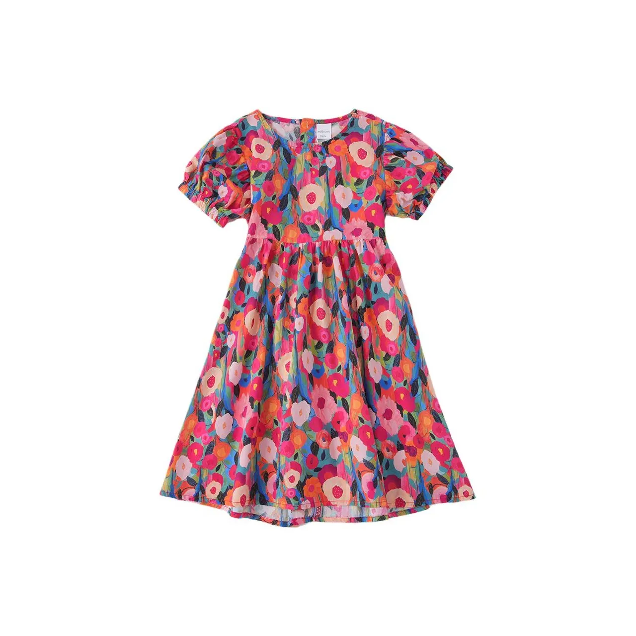 Royal Childlike Детское платье красное с принтом для детей 3-7 лет