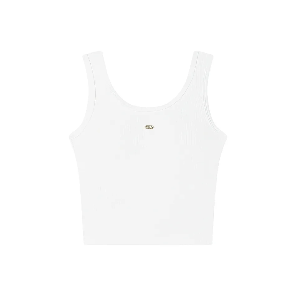 FILA MILANO Italy Version Luxury Style Sports Collection Lifestyle Спортивные жилеты Женские Облачный белый