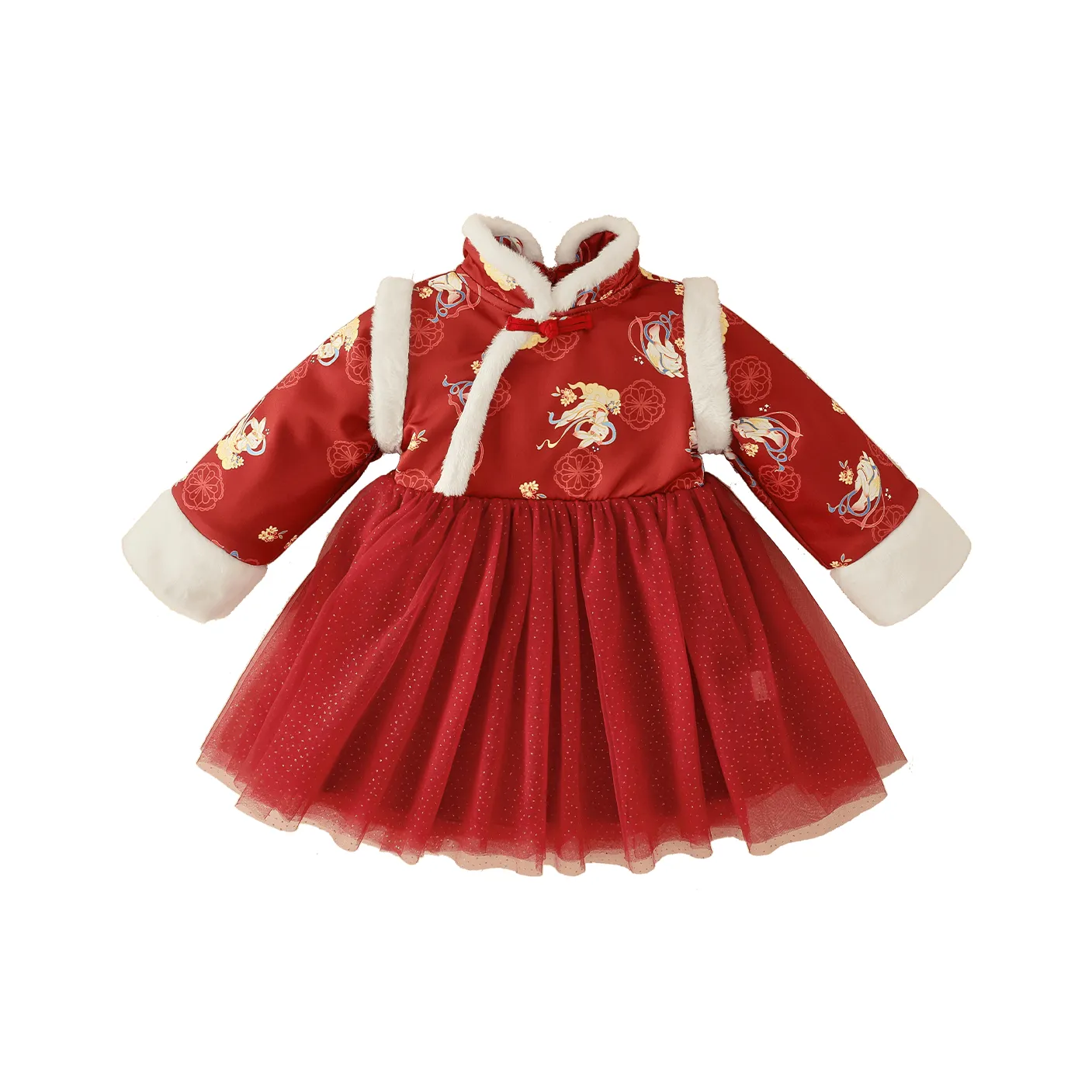 JELLYBABY Платье Красное для детей 3-7 лет