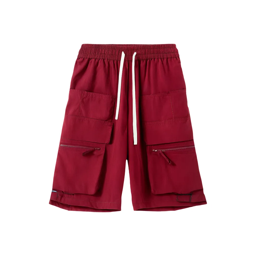 VASI LYEV Карго шорты унисекс красный