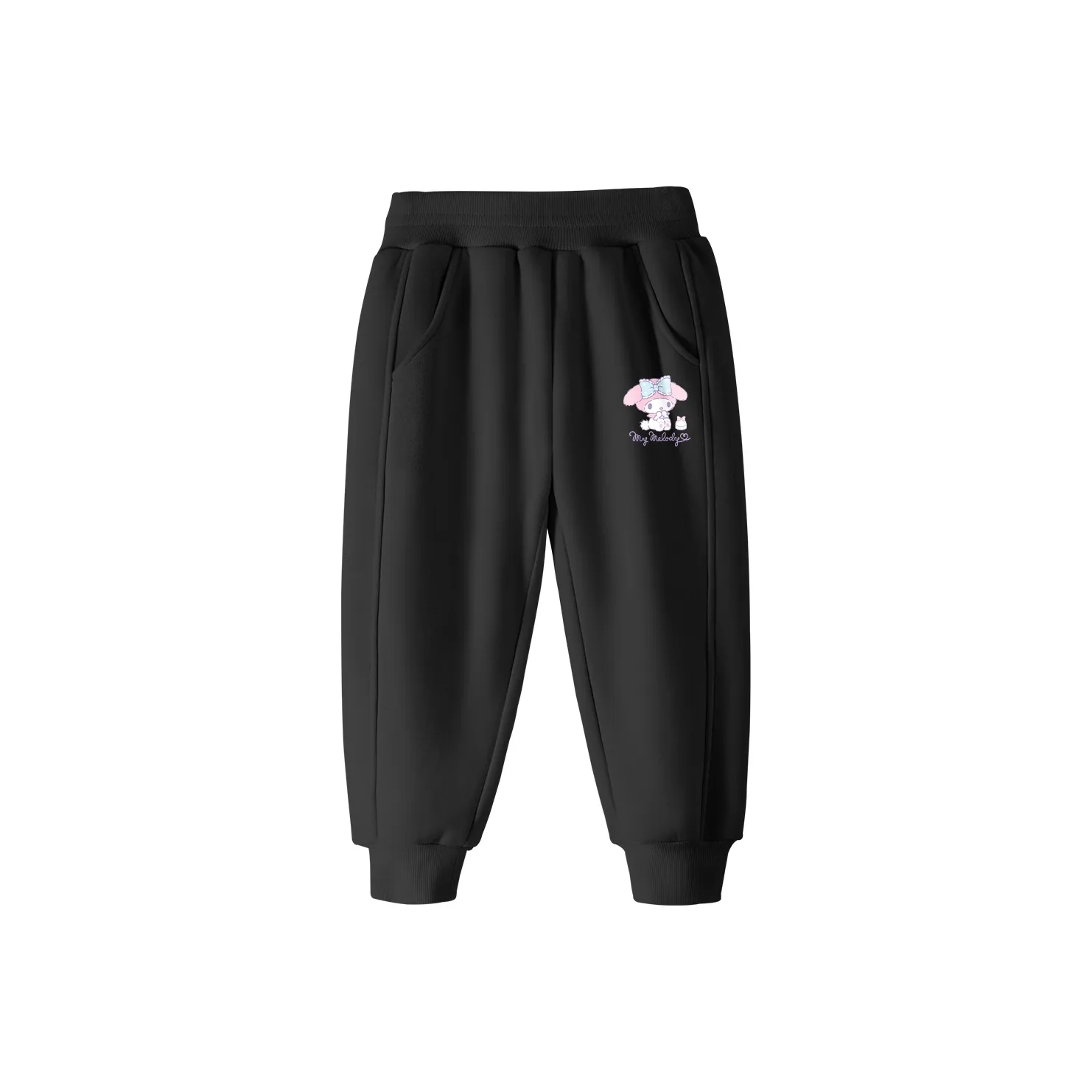 Hello Kitty Зимние вязаные тренировочные штаны фиолетовые детские