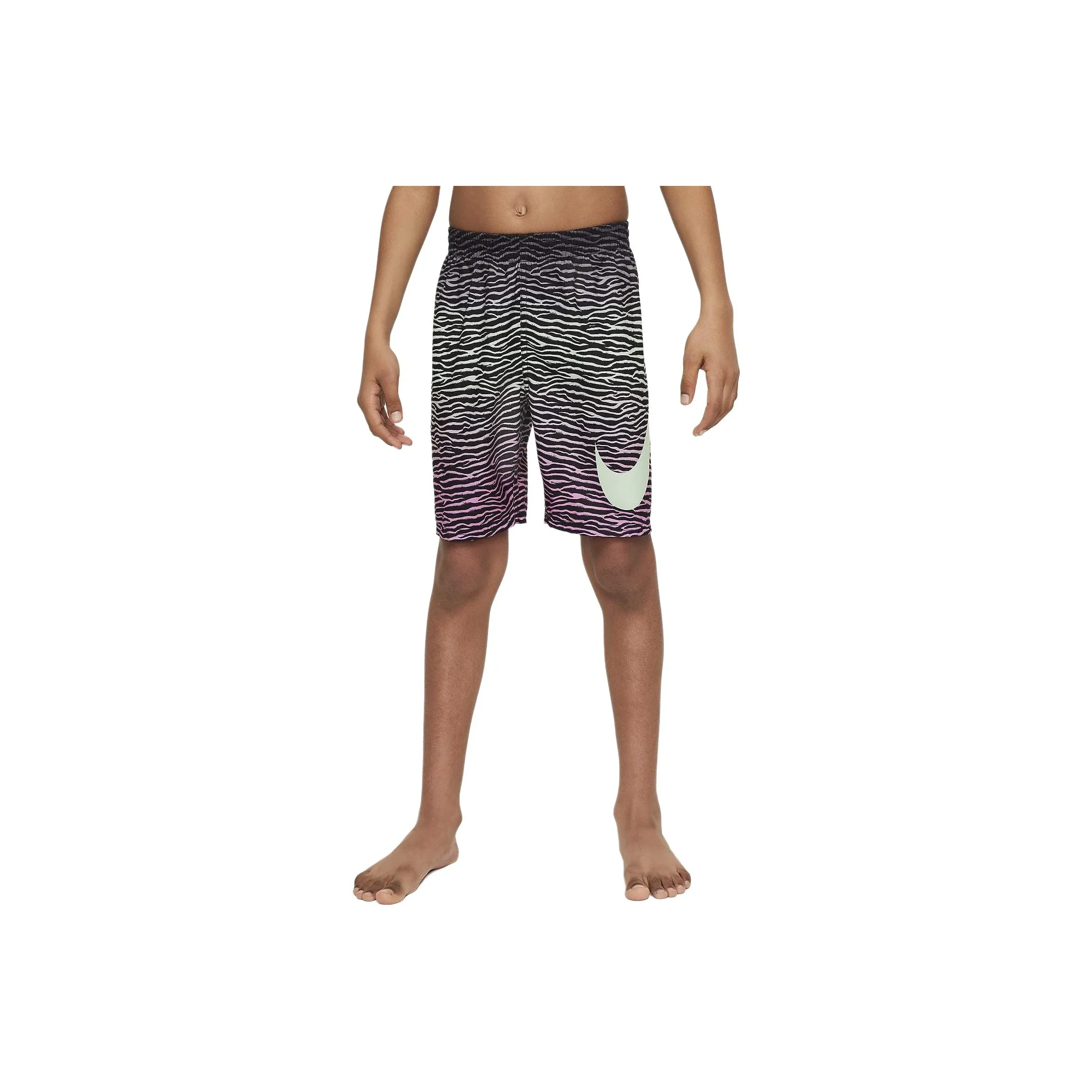 Nike Детский купальник для плавания черный детский