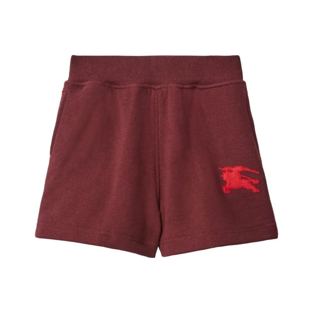Burberry FW23 KIDS Шорты Детские Темно-красные