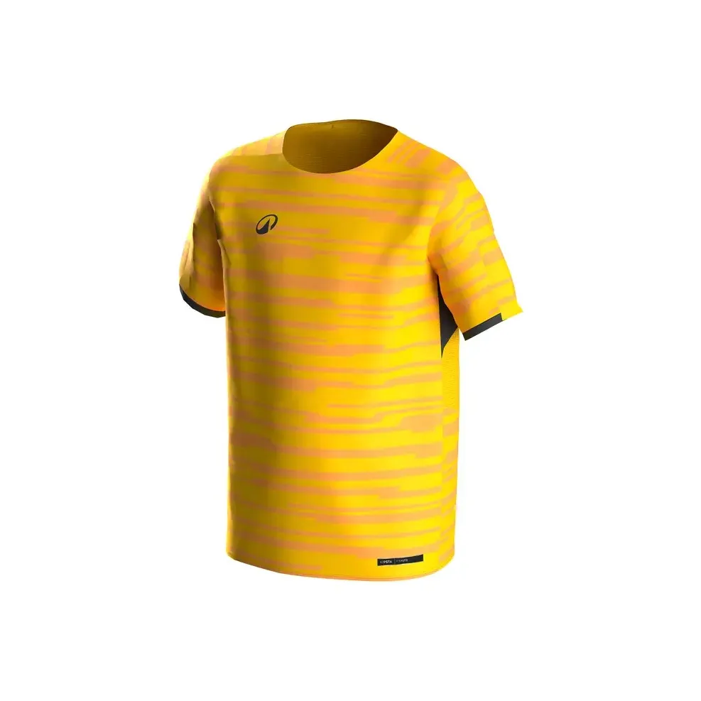 DECATHLON T-рубашка Неон Ярко-оранжевый Чернила для детей 3-7 лет