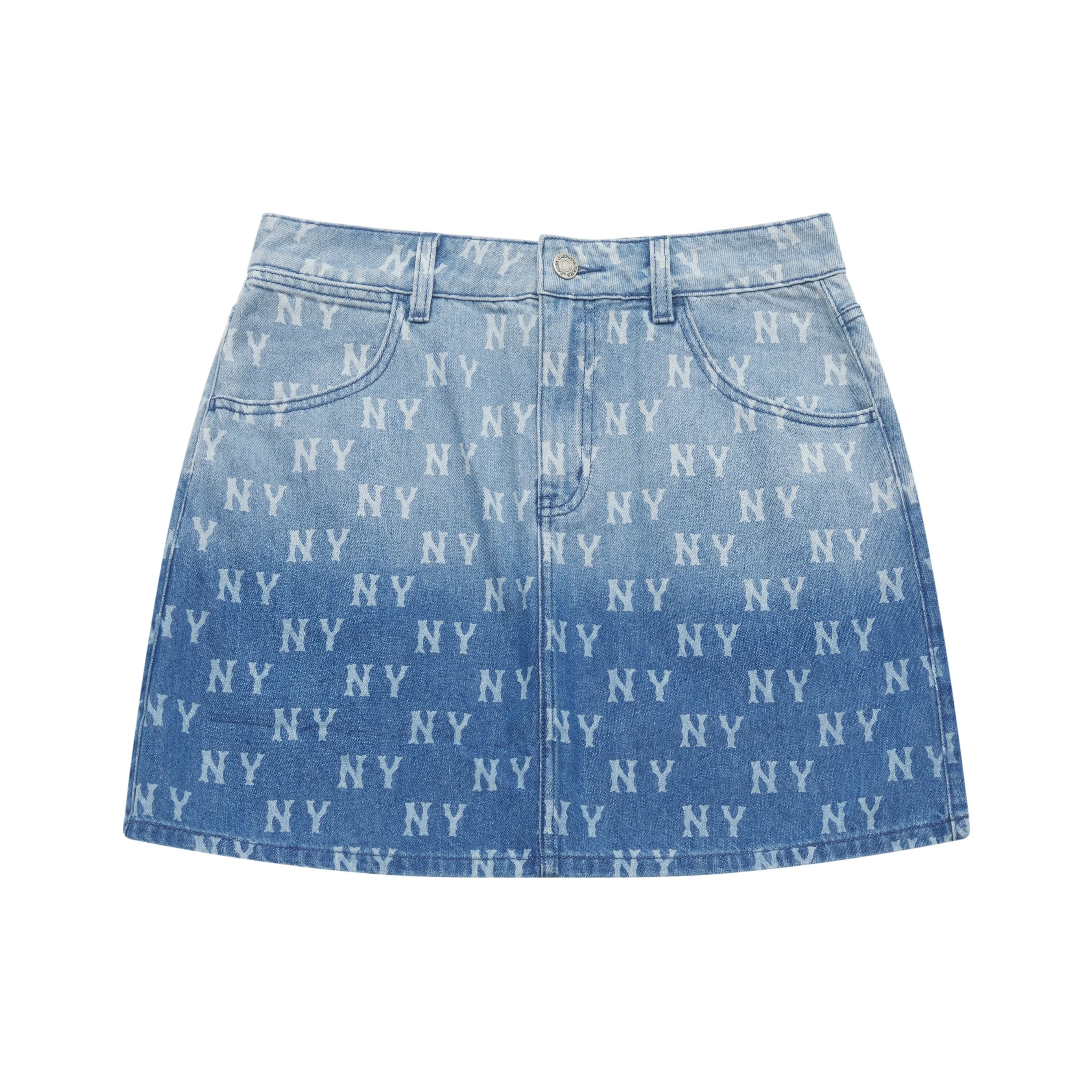 MLB MONOGRAM Коллекция New York Yankees SS25 Джинсовые шорты Женские Деним