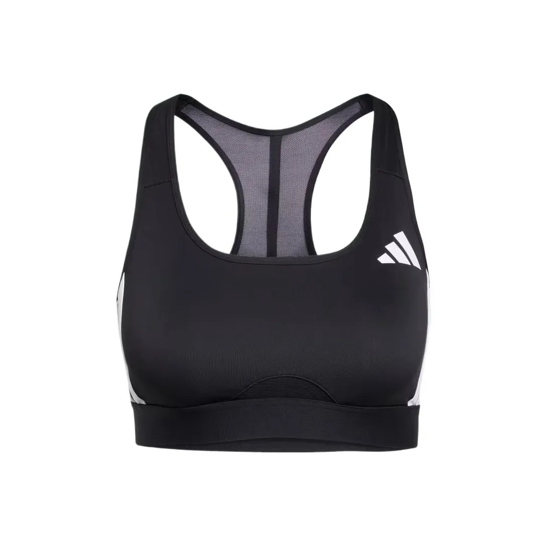 Adidas POWERREACT3 Stripes Sports Underwear Women's Black/White