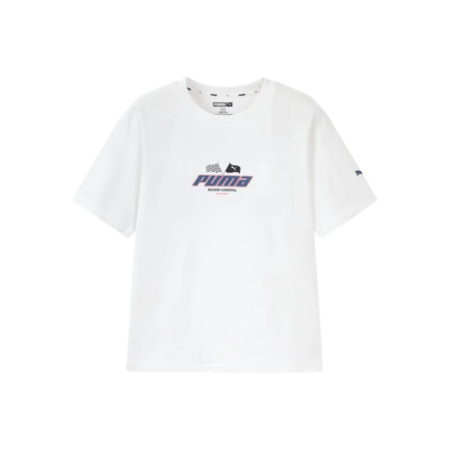 PUMA Sportstyle Series T-Shirt SS25 Raw White 10101 Детский