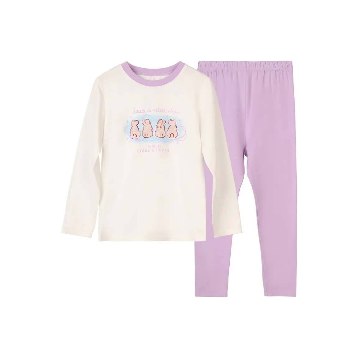 Red Bean Домашняя одежда Пурпурный цвет гор на закате Подростки