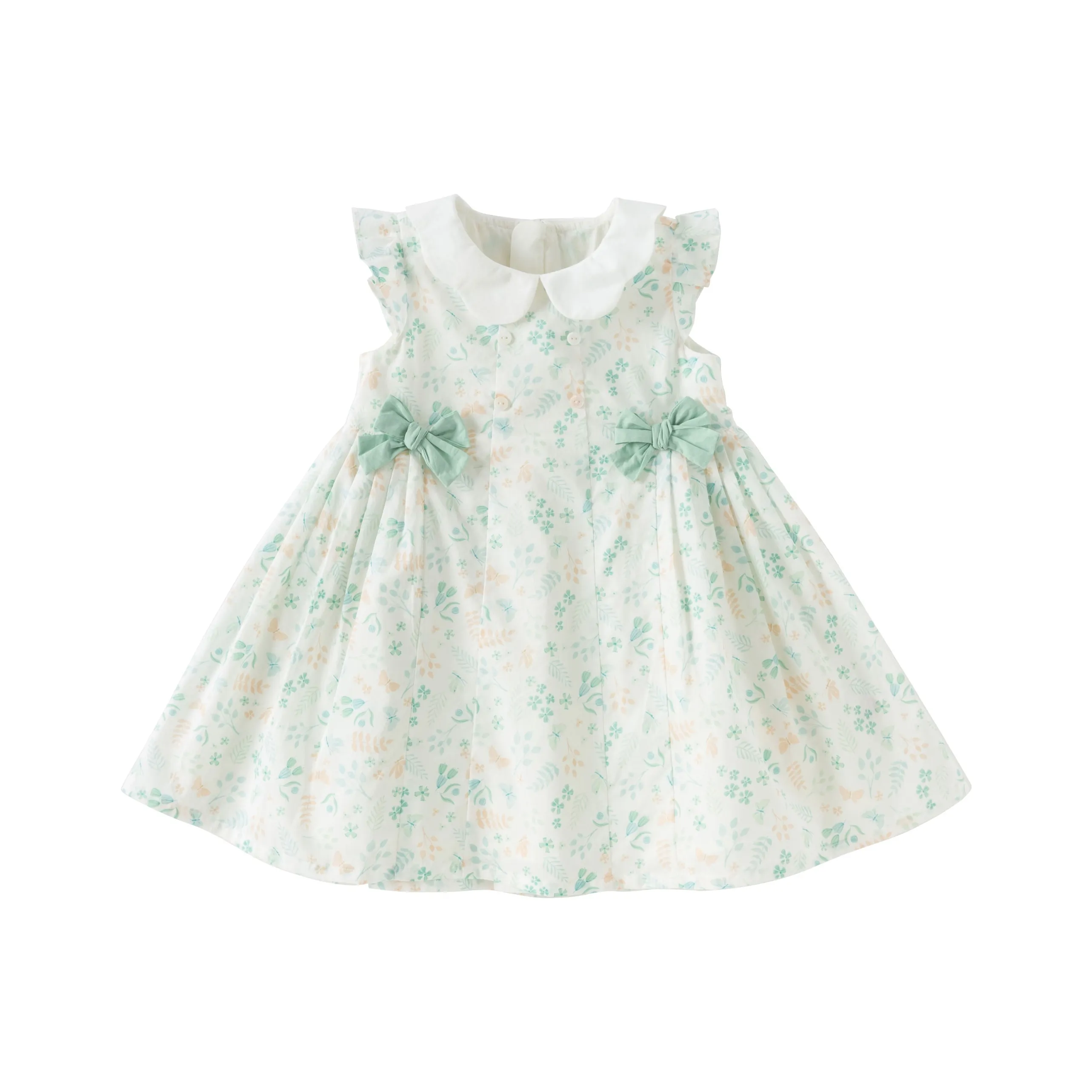 DAVE BELLA Платье Лист с принтом для детей 3-7 лет