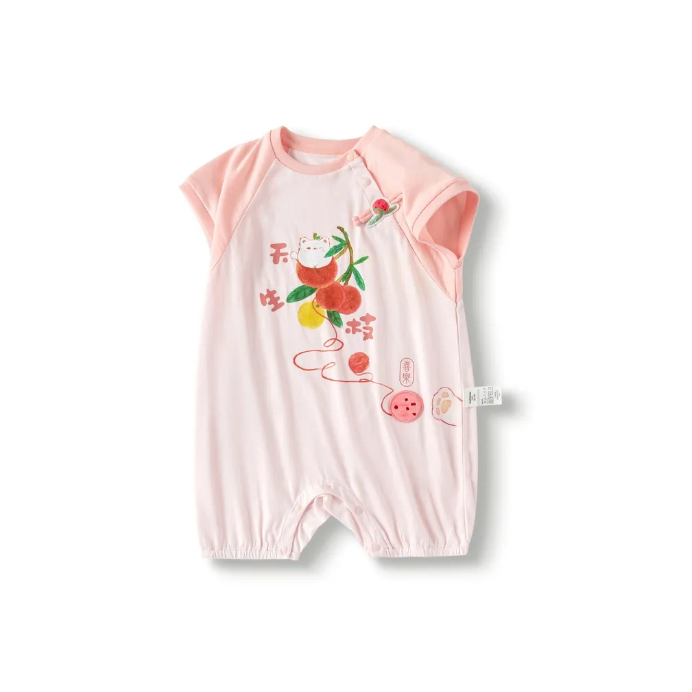 BALABALA Комбинезон Розовый Оранжевый Для новорожденных и малышей