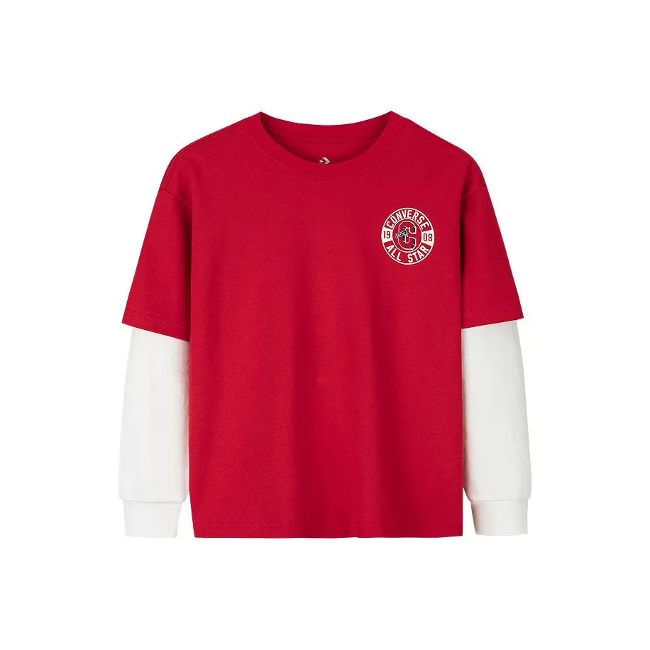 Конверс T-Shirt All Star Конверс Красный Подростки