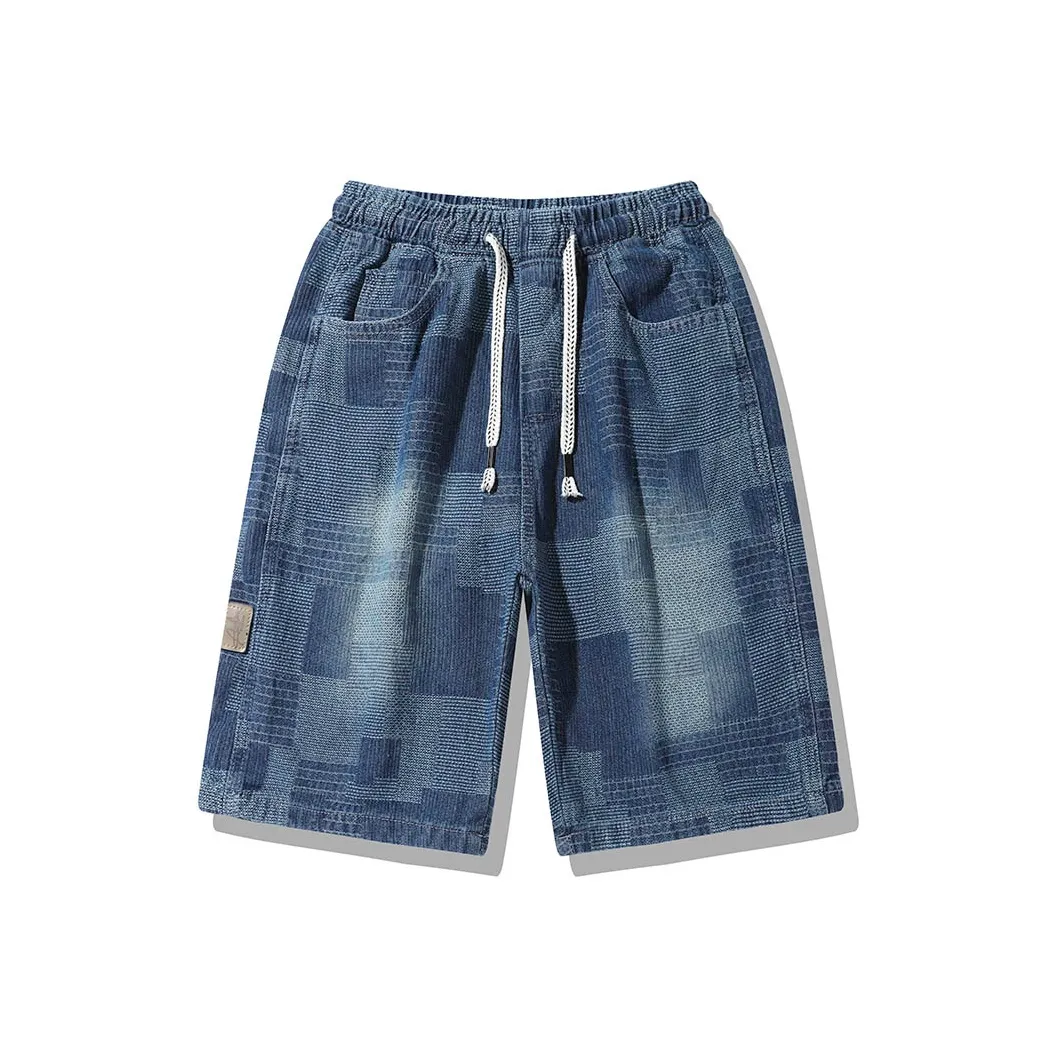 WJBS Синие Унисекс Джинсовые Шорты