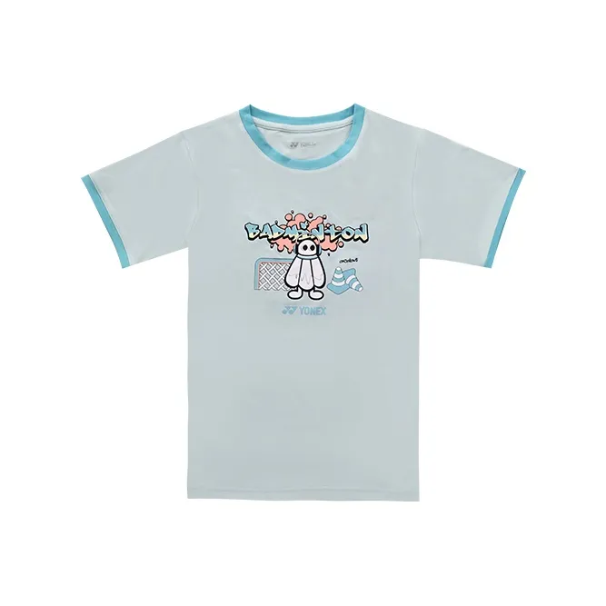 YONEX T-рубашка Мятно-зеленый Экрю Темно-синий Синий Унисекс