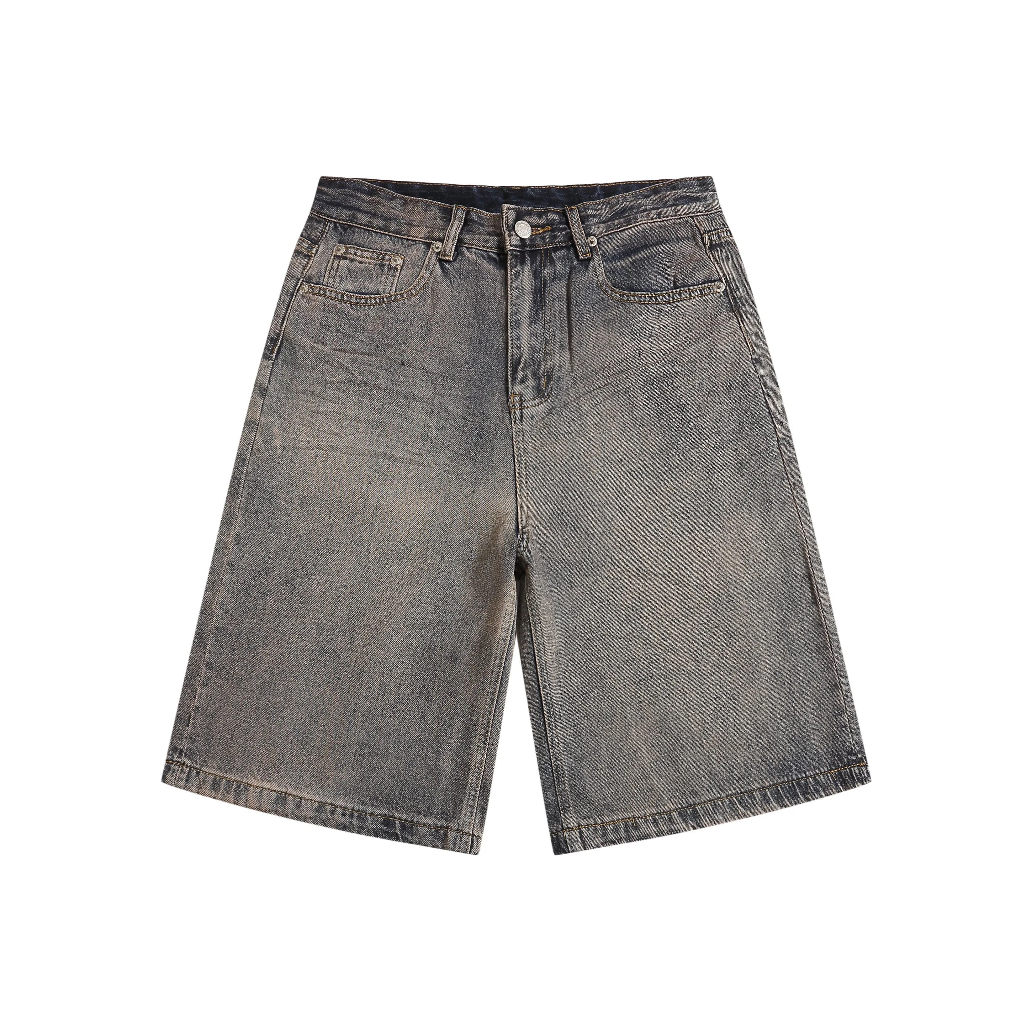 YEARNED Джинсовые шорты Унисекс Серый