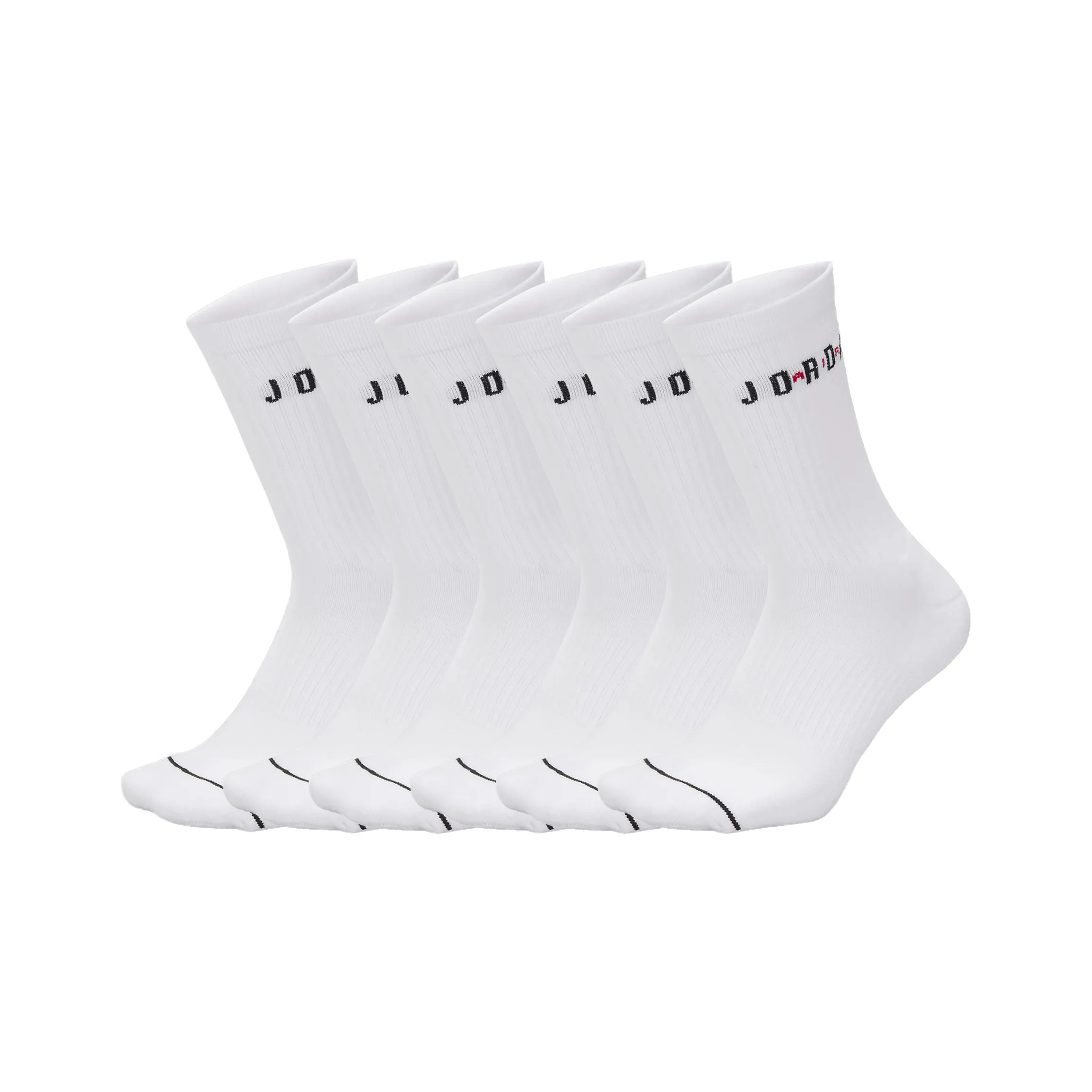 Jordan Everyday Носки 6 пар Белый красный черный Дети 3-7 лет