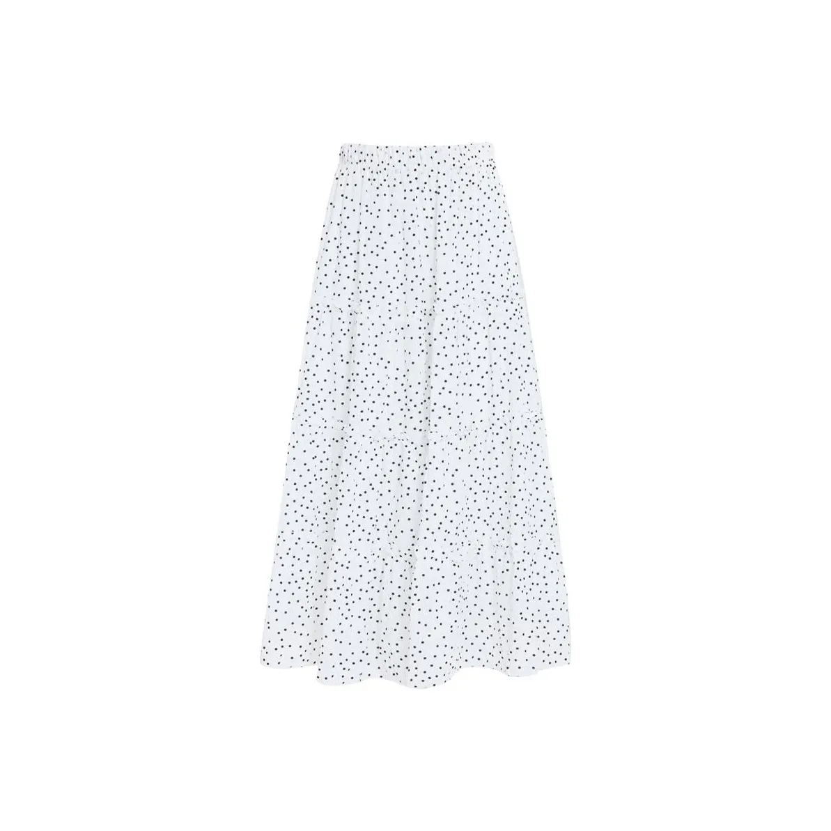 ZSFA Белая Женская Повседневная Длинная Юбка