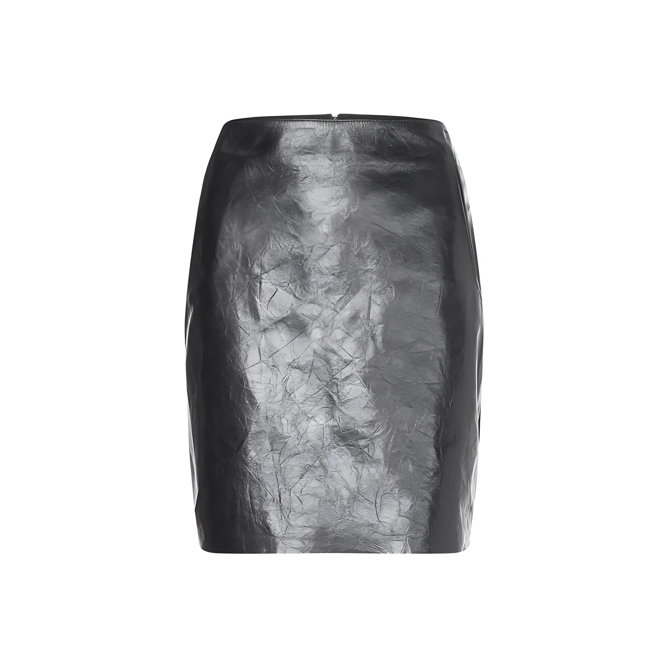 Calvin Klein Кожаные короткие юбки Женские Черный