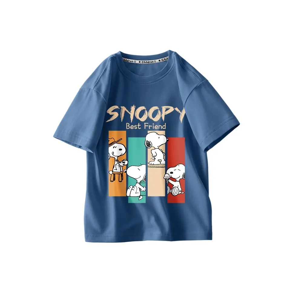 Снупи T-рубашка для детей от 3 до 7 лет